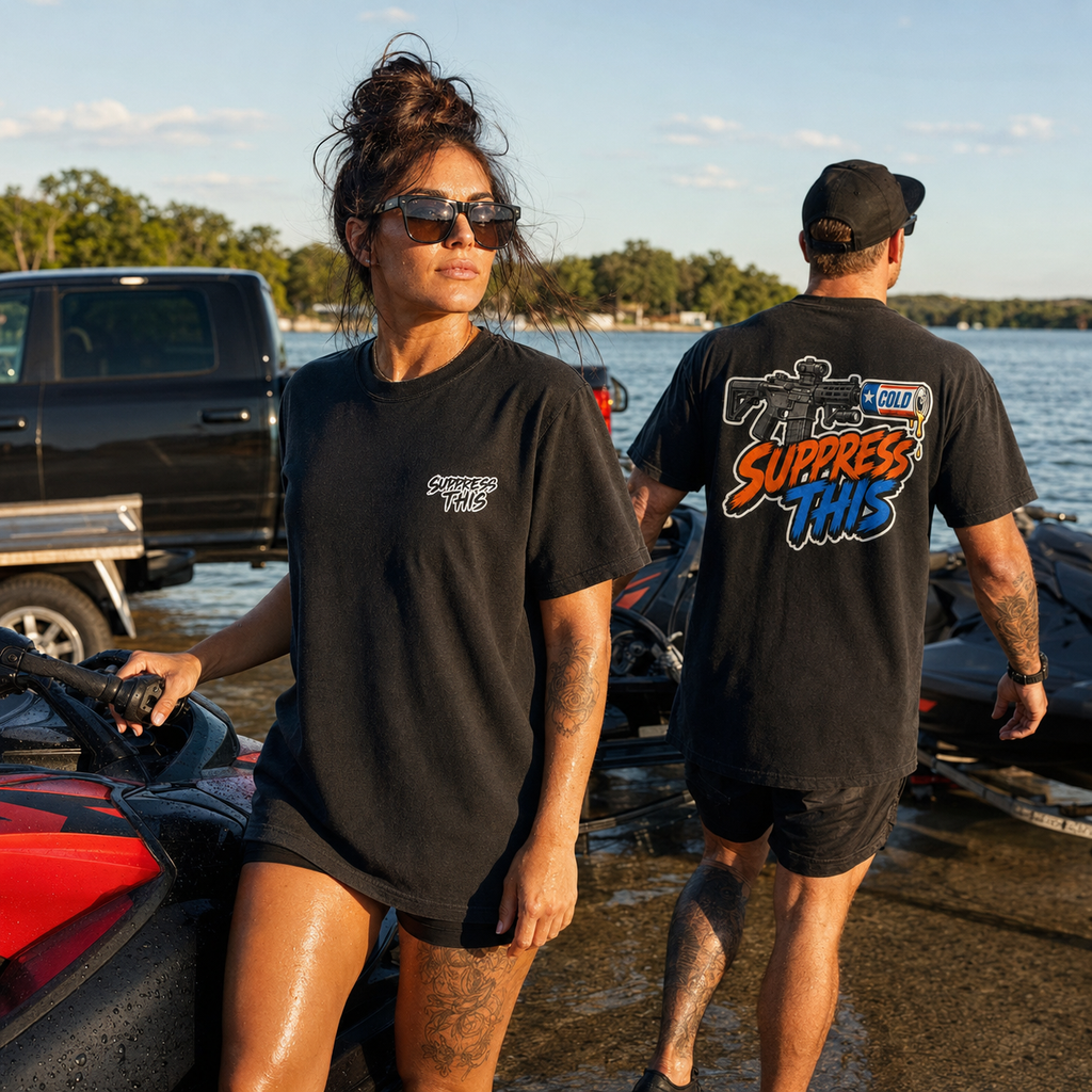 CQB Cold tee at the lake — lifestyle