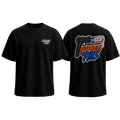 MAC Tallboy Big Night tee — front and back, transparent background