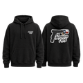 Texas Can Come and Drink It hoodie — front and back, transparent background